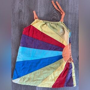 Colorful Boho Patchwork Sun Baby Dress 18-24 Months GAP